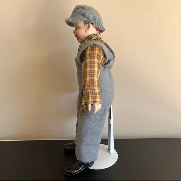 Dream Dolls Porcelain Boy Doll Hand Painted 15 Inch Vintage - Picture 2 of 12